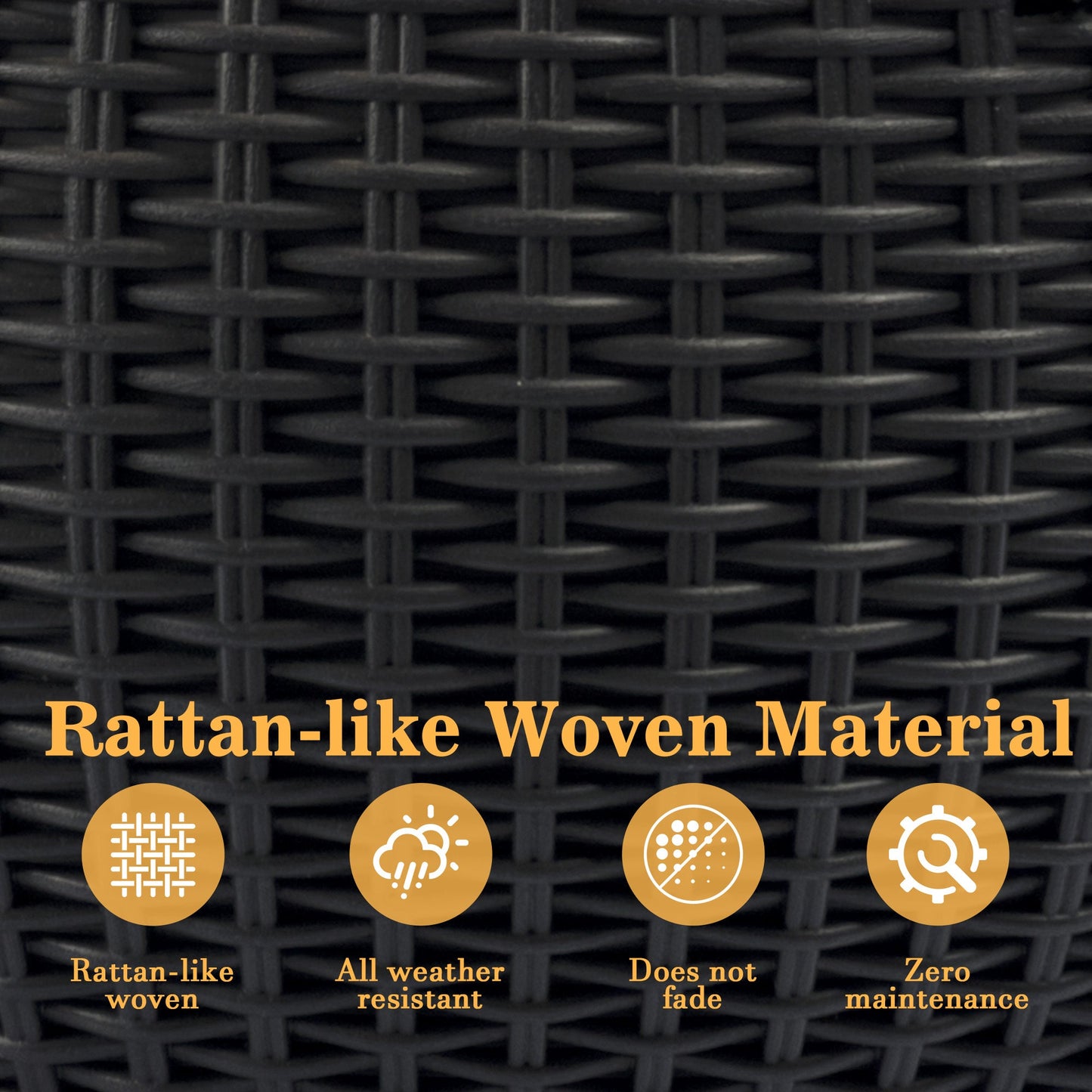 Self-Watering Hanging Rattan-Inspired Planter (Pack of 2)