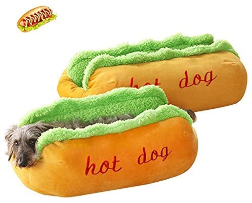 🌭 Hot Dog Shaped Pet Bed