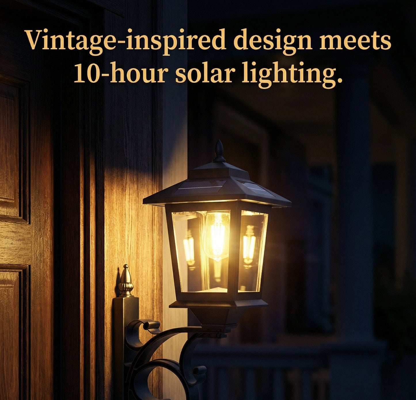 🏡 Solar Lamp Post with Flower Pot – 2-in-1 Outdoor Light