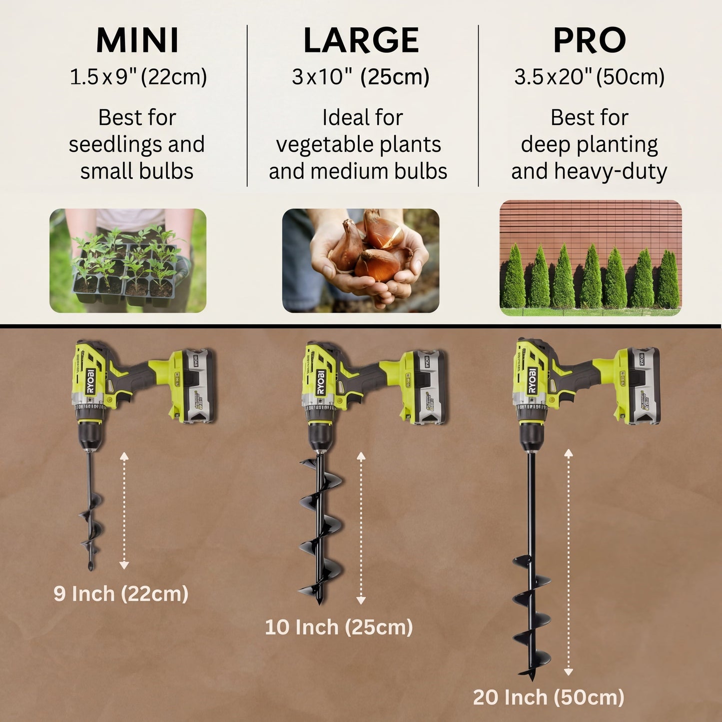 Eazy Garden® - Planting Auger