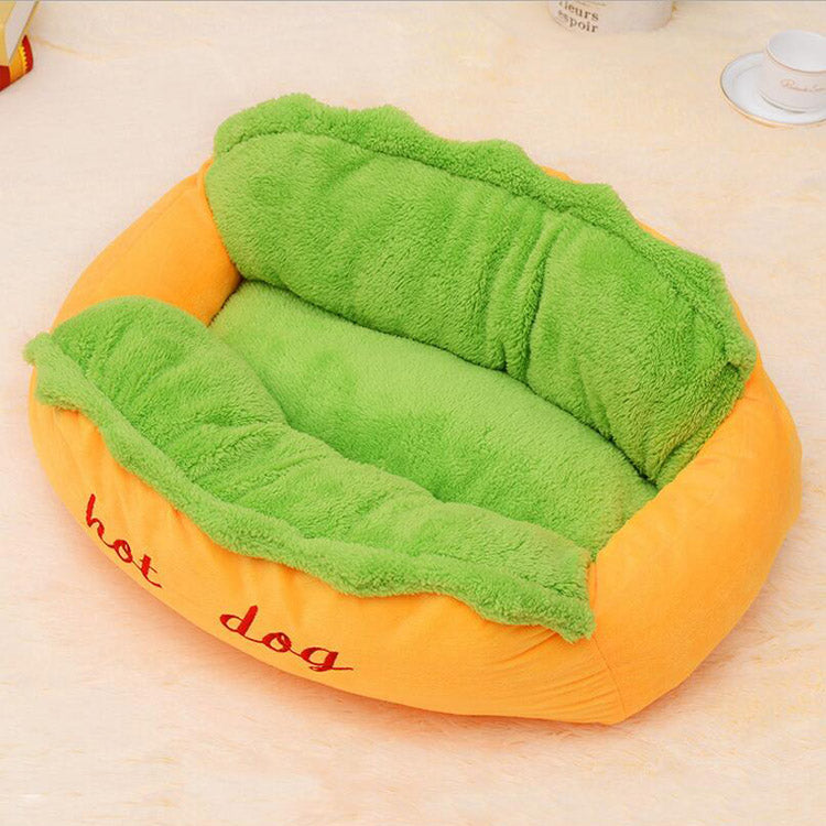🌭 Hot Dog Shaped Pet Bed