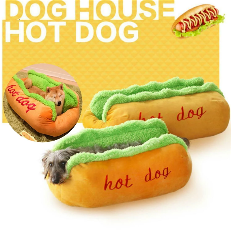 🌭 Hot Dog Shaped Pet Bed