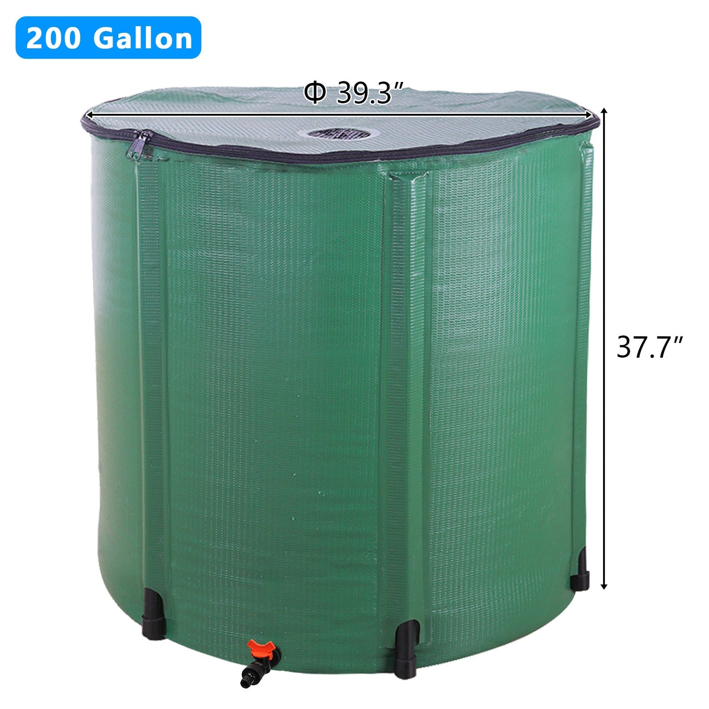 💧 Collapsible Rain Barrel – 50 / 132 / 200 Gallon