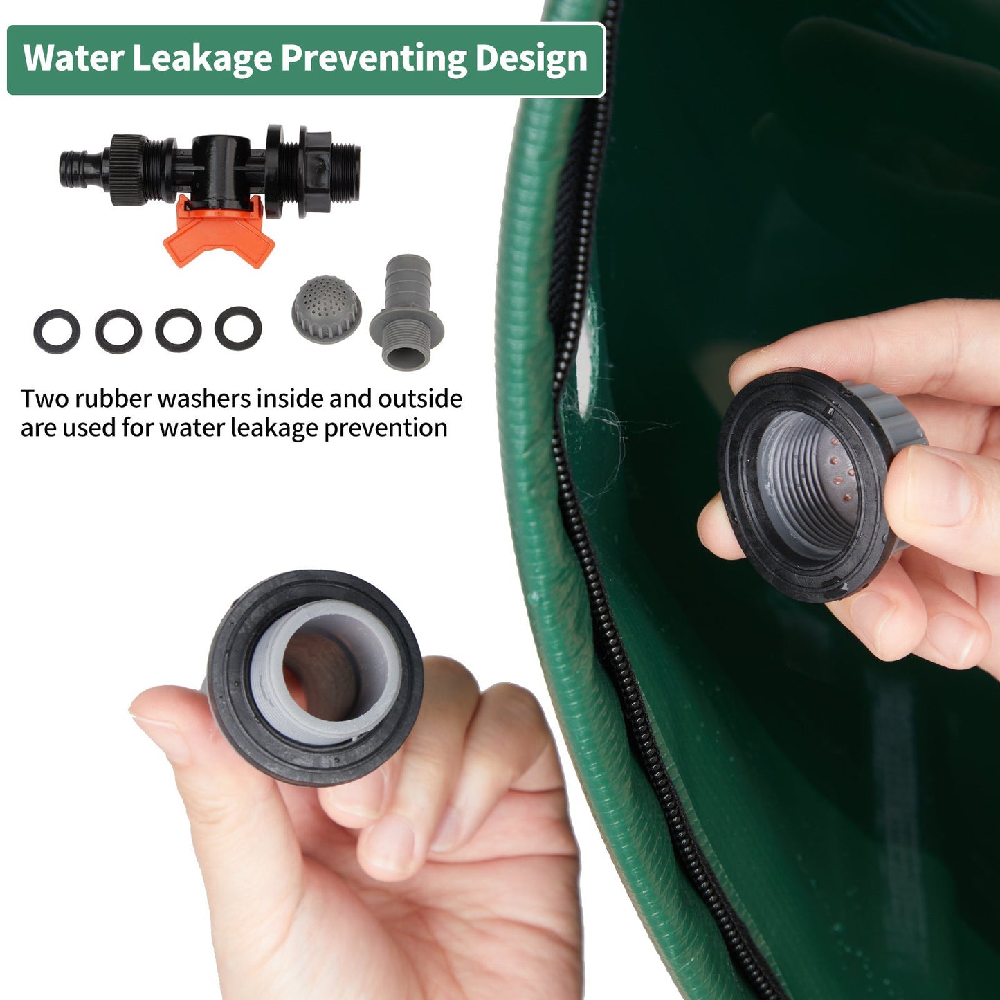 💧 Collapsible Rain Barrel – 50 / 132 / 200 Gallon